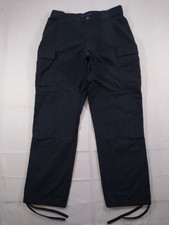 5.11 Tactical TDU Cargo Pants Men's L Black 35x32 Ripstop Adjustable Waist Flex