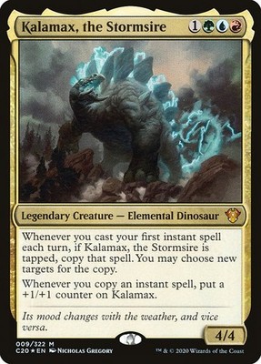Magic/MTG Kalamax, the Stormsire (V.1) C20-9 Mythic Englisch NM Foil