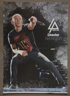 Chester Bennington - Linkin Park - 2014  Poster A3 - 40 x 28 cm 