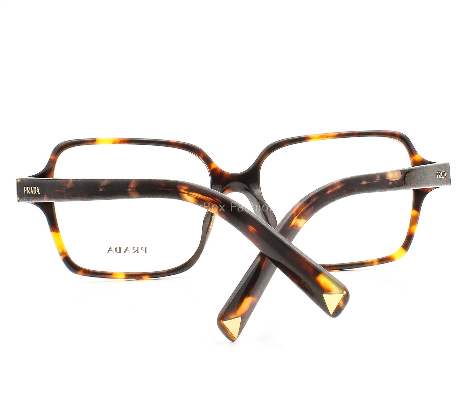 Prada Eyeglasses Glasses VPR A02F VAU-1O1 Polished Brown Havana 55mm with Case  thumbnail 3