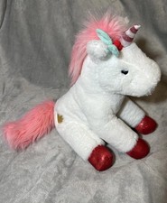 FAO Schwarz Unicorn Plush 12  LIGHTS UP Musical 2021 Stuffed Animal Toy Works