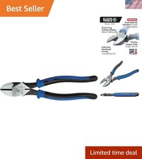 Pliers, , Diagonal Cutting Journeyman Pliers with High-Leverage Design, Large...