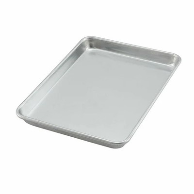 Winware Winco ALXP-1013 1/4 Size 9-1/2 13 Bun Cake Sheet Pan 20 Gauge Aluminum