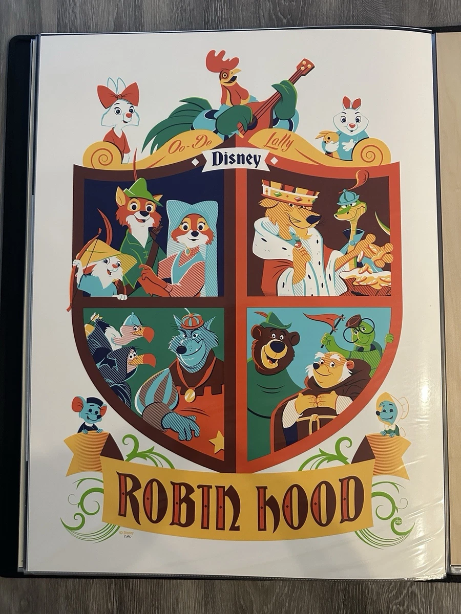 ディズニー】ロビンフッド 複製原画 アート Robin Hood – Disney Fine Art