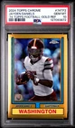 2024 TOPPS CHROME 1974 TOPPS  #74TF2 JAYDEN DANIELS '74 TOPPS-GOLD REFRACTOR /50