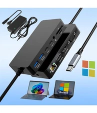 Expansion Dock USB-C Computer Dedicated 