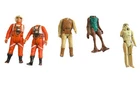 Star Wars Figure Parts Lot Kenner  X-Wing Pilot Stormtrooper Akbar
