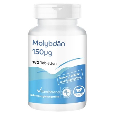 Vitamintrend Molybdän 150mcg, 180 Tabletten, 22 g (1er Pack) 