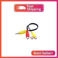 AILTECK Video AV Composite Adapter Cable Replacement for TCL TV, 3 RCA to 3.5mm