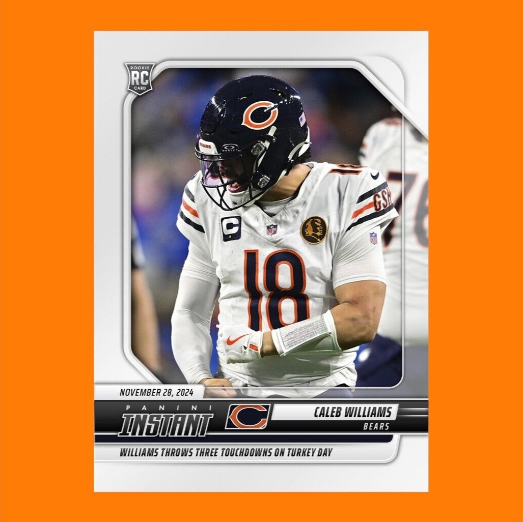 2024 Panini Instant Caleb Williams ROOKIE CARD 1/494 SP Chicago Bears #175 RC 🔥