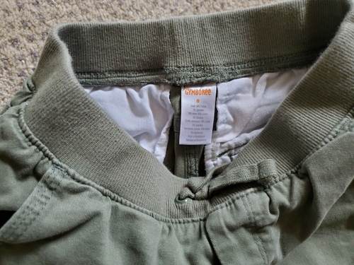 Gymboree Boys pull on pants military green , size 8 - Picture 3 of 5