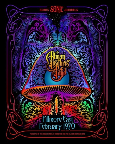 The Allman Brothers Band Fillmore East, NYC Feb 1970 Poster Art Print - Picture 3 of 8