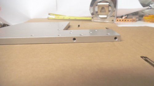 Aluminum L shaped plate or bracket, 9" x 6-7/8" x .375" thick - Picture 7 of 8