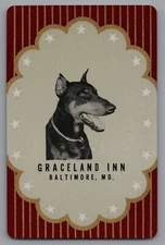 T) ONE Single Swap Playing Card Artistic King Of Spades Artistic Dog Vintage