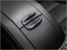 For Toyota Highlander 2014-2019 Carbon Fiber Style Car Armrest Box Cover Trim 2X