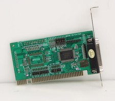 Vintage HTPP4001 A6535A Parallel Port DB25 PC Board ISA Slot Card.