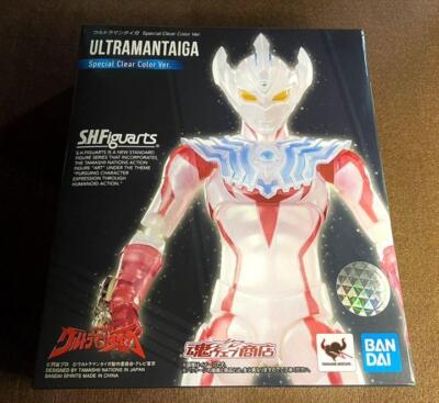 Bandai S.H.Figuarts Ultraman Taiga - Action Figure Ufficiale Con Timer Colorato E Mani Opzionali - Supervisione LSS Tsuburaya