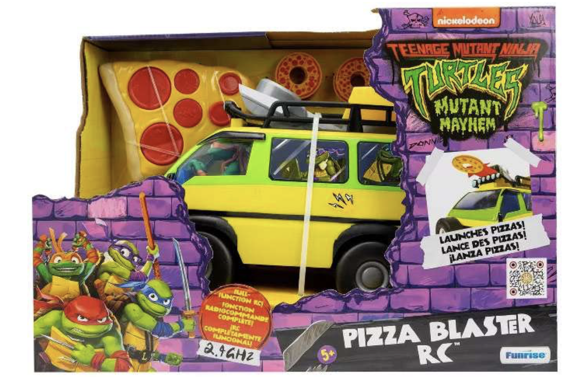 Teenage Mutant Ninja Turtles Mutant Mayhem Pizza Blaster RC New