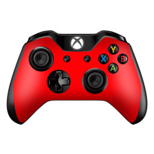 Skins Decal Wrap for Xbox One / One S Controller Solid Red color