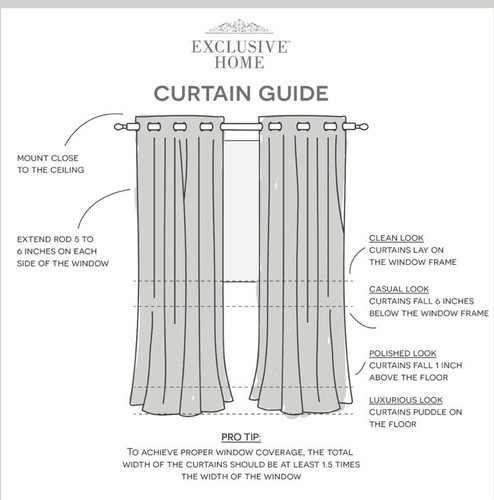 Exclusive Home Modo Metallic Geometric Top Curtain Panel 54”x84” Dark Gray - Picture 8 of 8