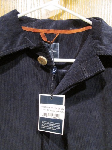 Oscar de la Renta Boys Blue Cotton Coat Size 10Y - Picture 2 of 5