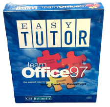 Easy Tutor Learn Microsoft Office 97 PC Software CD ROM Windows 95/ NT Sealed