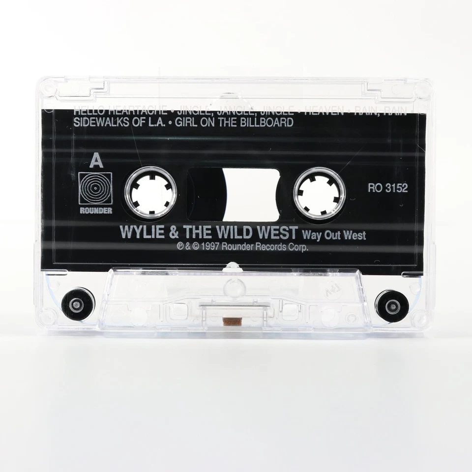 Way Out West by Wylie & the Wild West (Cassette Tape, 1997 Rounder) SIGNED C3152 - Image 4 of 4