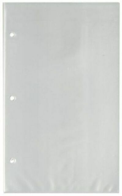 Meadowsweet Kitchens Full Size Clear Plastic Sheets Protector Pages for Recipe O