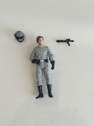 Star Wars SAGA #19 Han Solo AT-ST Driver Disguise Hasbro 2004 with Blaster Loose - 第 9/9 張圖片