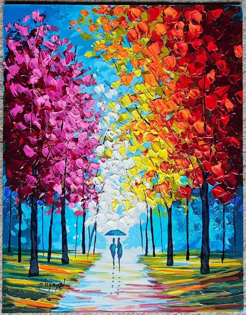 Slava Ilyayev Our Golden Days Hand Embellished Serigraph #d HAND
