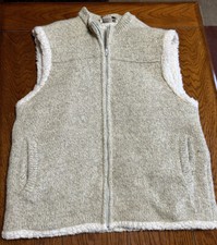 Vintage Stetson Wool Sweater Vest Lined Womens Large Made In USA