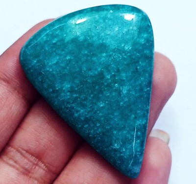 Natural Amazonite Polished Cabochon Loose Gemstone 63.10 Ct With Free Gift