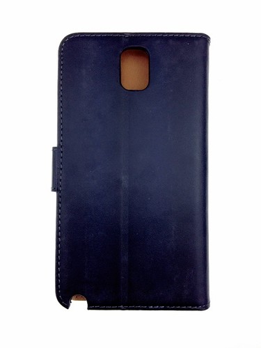 Luxury Genuine Real Leather Wallet Case Cover for Samsung Galaxy Note 3 freepost - Picture 6 of 30