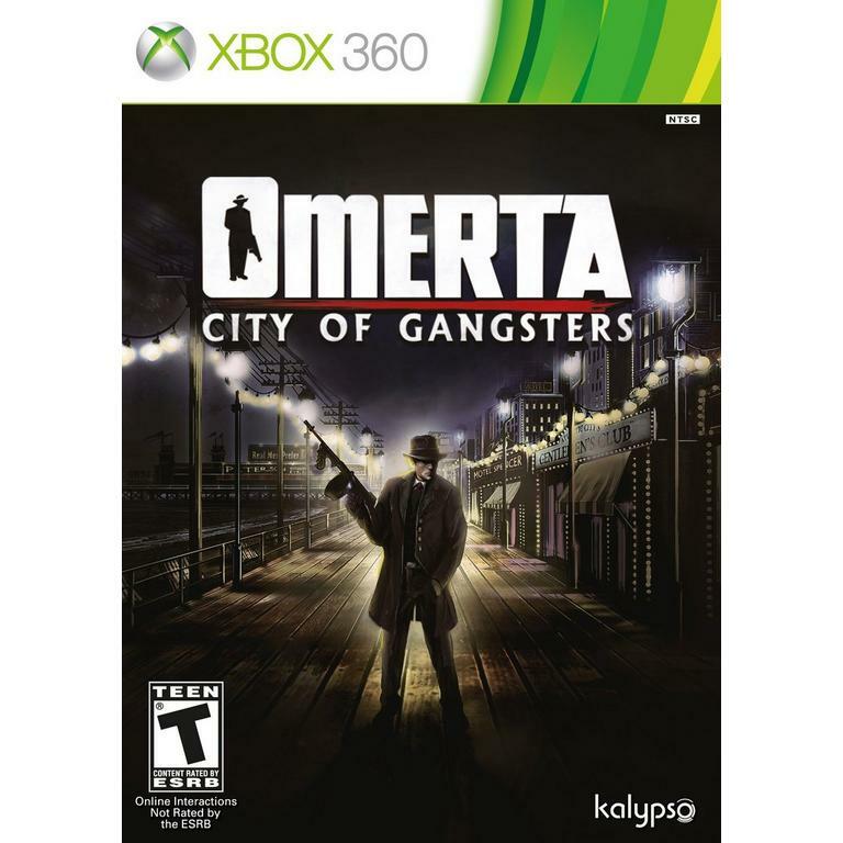 NEW Omerta City of Gangsters Microsoft XBOX 360 Video Game