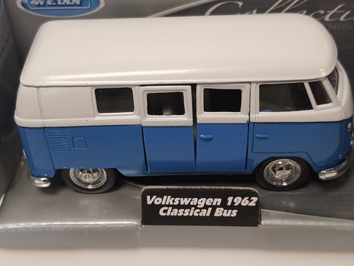 Welly 49720 VW T1 Bus 1962 Camper Van 1:24 Scale Die Cast Model Post - Picture 8 of 11