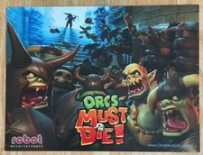 ORCS MUST DIE, RARE ! 8 1/2" x 11" PROMOTIONAL PHOTO, AMAZING !