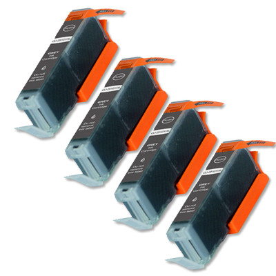 4 GRAY Inkjet Cartridge w/ CHIP for Canon CLI-251XL MG7520 MG6320 MG7120