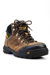 caterpillar men's threshold waterproof steel toe industrial boot