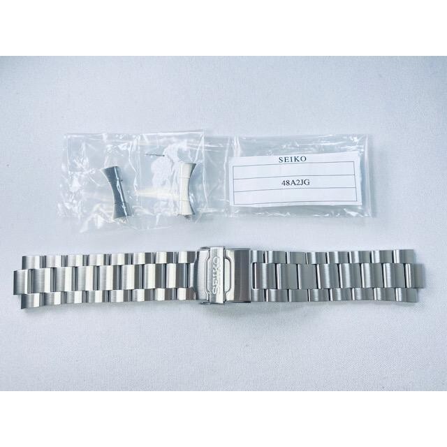 【新品】セイコー純正ステンレス無垢ベルト 48A2 SEIKO セイコー 純正 ステンレス ベルト 海外モデル SNA225PC