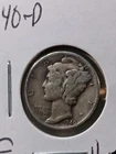 1940 D Mercury Dime VF Very Fine 90% Silver 10c J/254