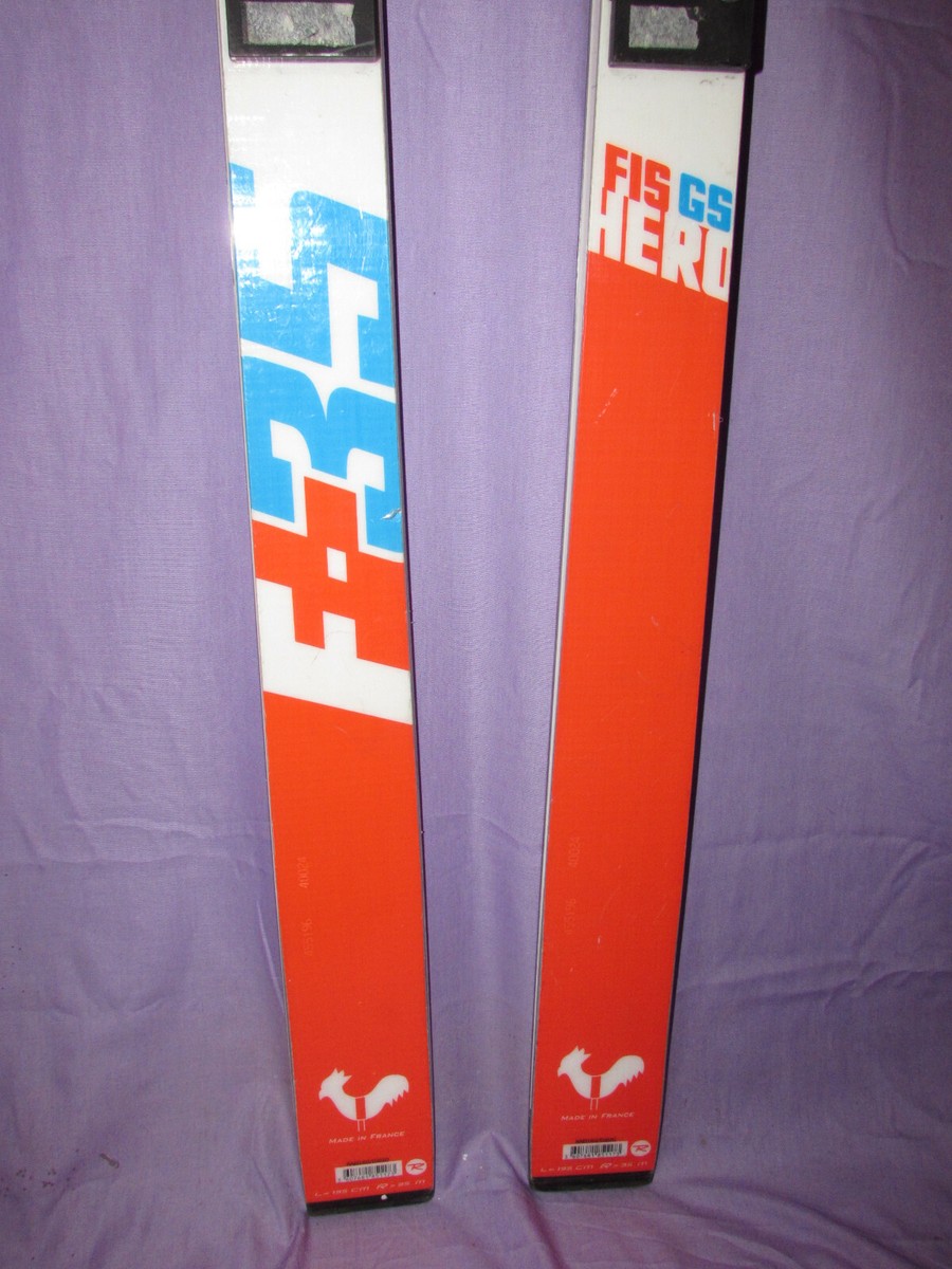 Rossignol HERO F-35 GS FIS race racing skis 195cm R 35m w