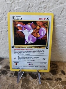 Pokemon TCG Rattata Team Rocket 66 Regular 1st Edition Common NM!