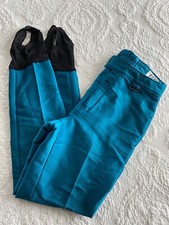 Vintage NILS pants stirrups 25 wool 70 nylon 5 Elastan size 8 Rare Metallic