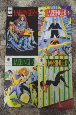 Run Of 4 1993 Valiant Harbinger Coming #14-17 Bagged And Boarded