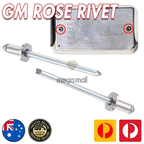 For HOLDEN GM Data Plate rivets - Stainless Steel