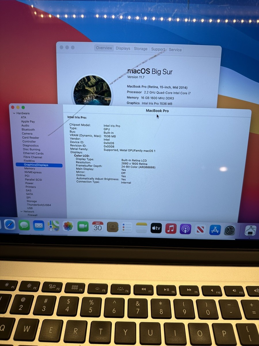 【ジャンク】MacBookPro15インチ　A1398 $_12.JPG?set_id=880000500F