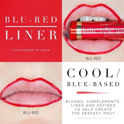 blu red lipsense