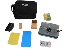 Ski Snowboard Tuning Kit ski tune waxing Iron, wax ,stone, -  10 pc Kit New