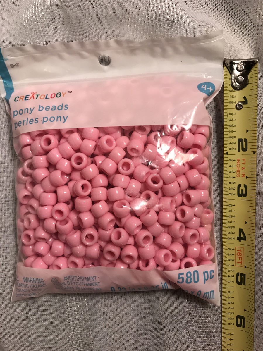 CREATOLOGY Pink Pony Beads x NEW 580 pieces Kids Craft