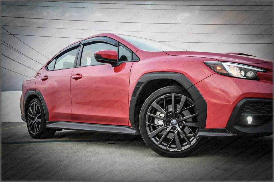 para 2022 → 2025 Subaru WRX / Viseras de ventana Deflector Sombra Ventilación Foto 3 de 4